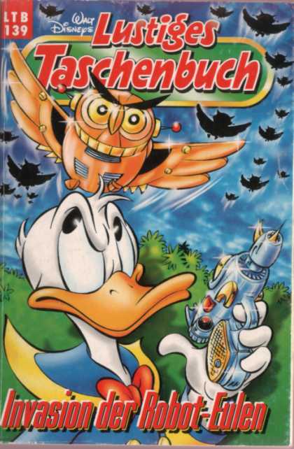 Disney - Donald Duck - Owls - Robot - Ray Gun Lustiges Taschenbuch Neuauflage 139 - Disney - Donald Duck - Owls - Robot - Ray Gun