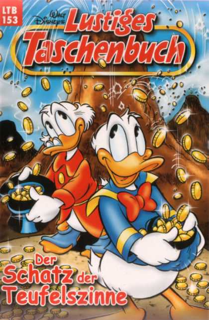 Donald Duck - Coins - Scrooge Mcduck - Money - Volcano Lustiges Taschenbuch Neuauflage 153 - Donald Duck - Coins - Scrooge Mcduck - Money - Volcano
