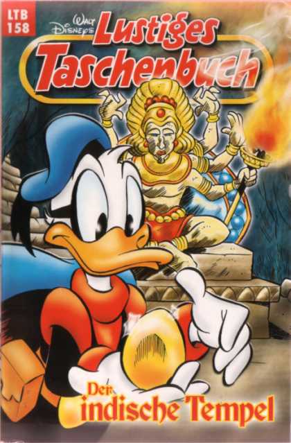 Idol - Temple - Donald Duck - Golden Egg - Tomb Lustiges Taschenbuch Neuauflage 158 - Idol - Temple - Donald Duck - Golden Egg - Tomb