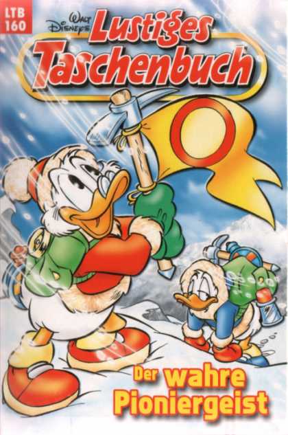 Walt Disneys - Scrooge - Flag - Donald Duck - Snow Lustiges Taschenbuch Neuauflage 160 - Walt Disneys - Scrooge - Flag - Donald Duck - Snow
