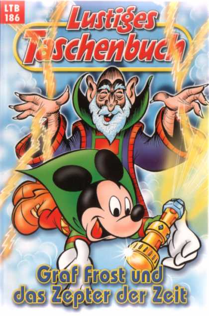 Graf Frost Und Das Zepter Der Zeit - Magician - Wizard - Mickey - Flying Cape Lustiges Taschenbuch Neuauflage 186 - Graf Frost Und Das Zepter Der Zeit - Magician - Wizard - Mickey - Flying Cape