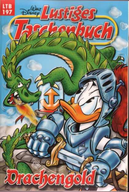Walt Disney - Donald Duck - Dragon - Armour - Knight Lustiges Taschenbuch Neuauflage 197 - Walt Disney - Donald Duck - Dragon - Armour - Knight