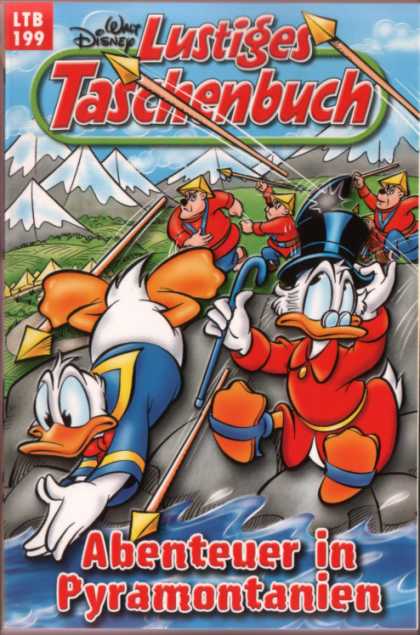 Walt Disney - Donald Duck - Uncle Scrooge - Spears - Mountains Lustiges Taschenbuch Neuauflage 199 - Walt Disney - Donald Duck - Uncle Scrooge - Spears - Mountains