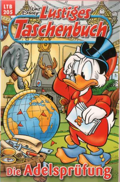 Lustiges Tashenbuch - Scrooge - Globe - Die Adelsprufung - Elephant Lustiges Taschenbuch Neuauflage 205 - Lustiges Tashenbuch - Scrooge - Globe - Die Adelsprufung - Elephant