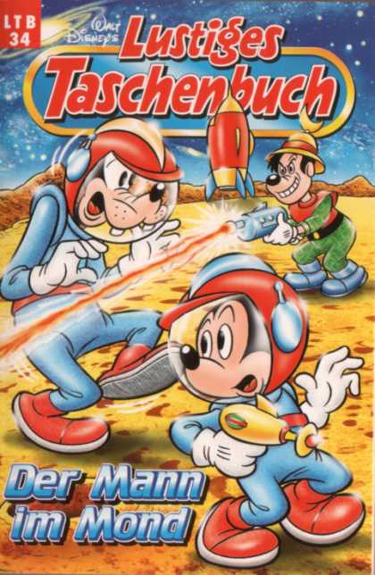 Lustiges Taschenbuch Neuauflage 34 - Mickey Mouse - Goofy - Space - Moon - Rocket