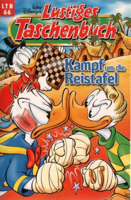 Huts - Palm Trees - Chess Board - Ducks - Bandaged Hands Lustiges Taschenbuch Neuauflage 66 - Huts - Palm Trees - Chess Board - Ducks - Bandaged Hands