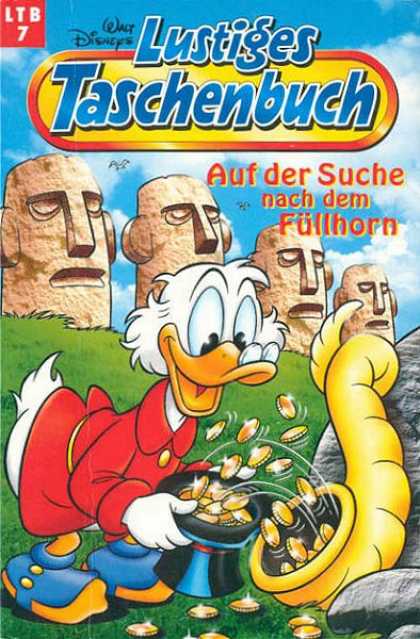 Lustiges Taschenbuch Neuauflage 7 - Walt Disney - Auf Der Suche Nach Dem Fullhorn - Easter Island - Scrooge - Gold Coins