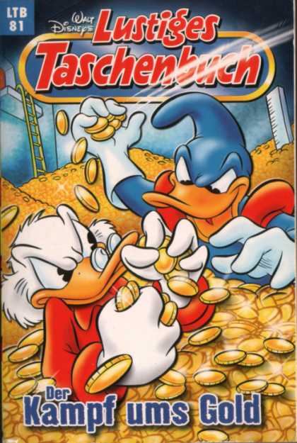 Walt Disney - Gold Coins - Ladder - Duck - Scrooge Lustiges Taschenbuch Neuauflage 81 - Walt Disney - Gold Coins - Ladder - Duck - Scrooge
