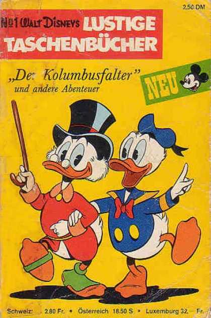 Lustiges Taschenbuch 1 - Walt Disneys - Donald Duck - Scrooge - Schweiz - Neu