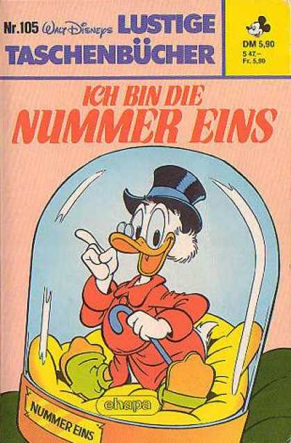 Lustiges Taschenbuch 105 - Scrooge Mcduck - Nummer Eins - Walt Disney - Cane - Globe