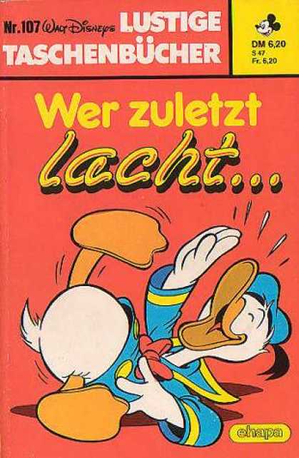 Lustiges Taschenbuch 107 - Wer Zuletzt Lacht - Donald Duck - Laughing - Walt Disneys - Nr 107