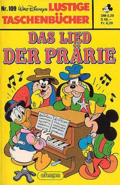 Lustiges Taschenbuch 109 - Walt Disneys - Goofy - Piano - Donald - Ehapa
