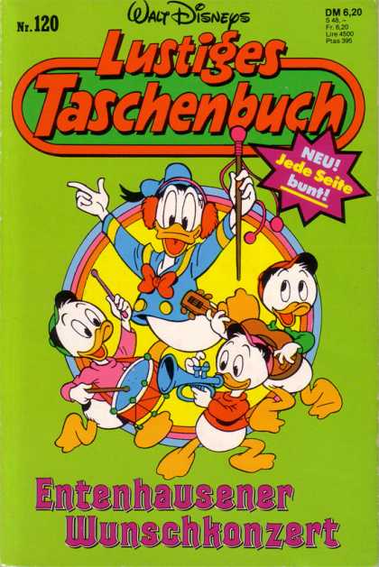 Lustiges Taschenbuch 122 - Donald Duck - Huey Dewey Louie - Instruments - Band - Baton