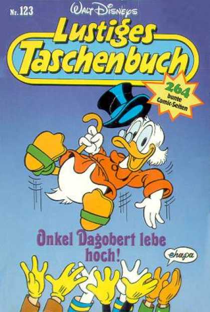Lustiges Taschenbuch 125 - Top Hat - Cane - Duck - Tossing - Unkel Dagobert Lebe Hoch