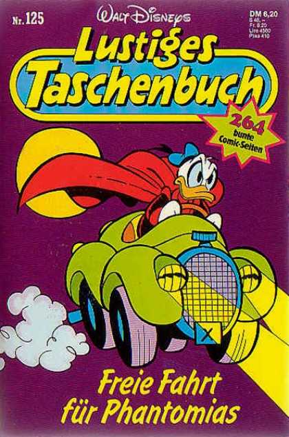 Lustiges Taschenbuch 127 - Duck - Car - Red Cape - Headlights - Full Moon