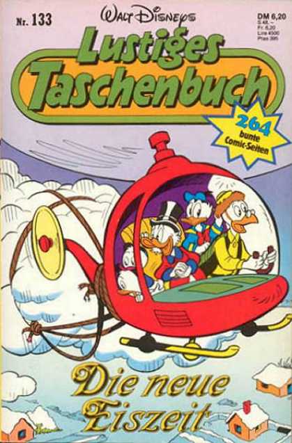 Lustiges Taschenbuch 135 - Dewey Huey - Scrooge Mcduck - Helicopter - Snow - Donald Duck