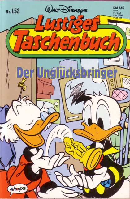 Lustiges Taschenbuch 154 - Lustigres - Taschesnbuch - Disneys - Der Unglucksbringer - Nr152
