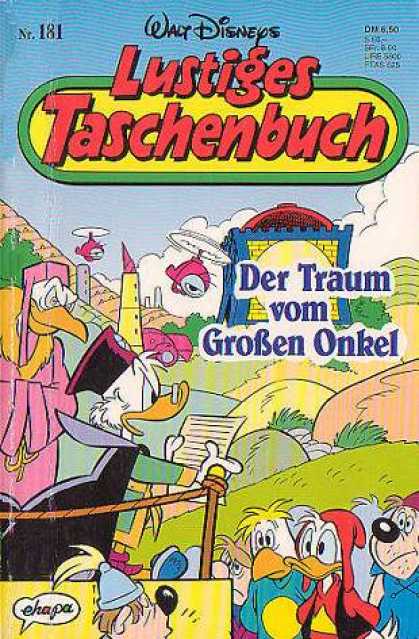 Lustiges Taschenbuch 183 - Disney - Donald Duck - Medieval - Crowd - Castle