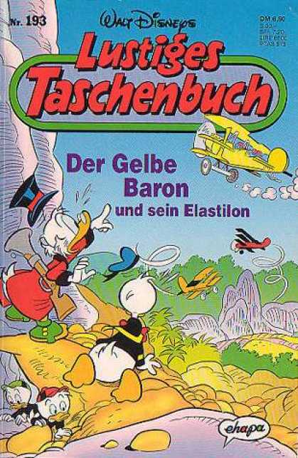 Lustiges Taschenbuch 195 - Walt Disney - Der Gelbe Baron Und Sein Elastilon - Ehapa - Uncle Scrooge - Hewey Dewey And Louy
