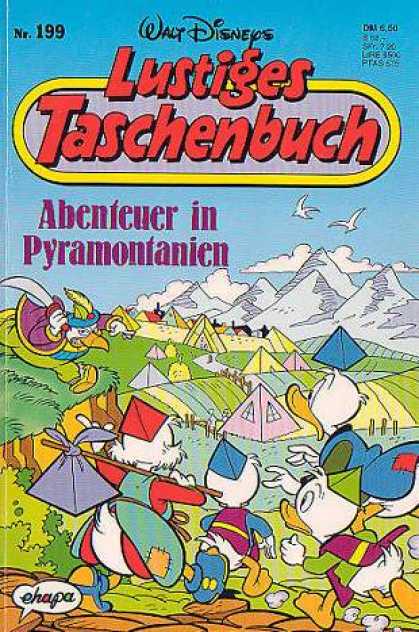 Lustiges Taschenbuch 201 - Walt Disneys - Ducks - Tents - Sword - Mountains