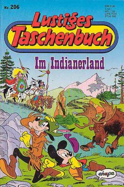 Lustiges Taschenbuch 208 - Im Indiarnerland - Nr206 - Ehapa - Tree - Mountain