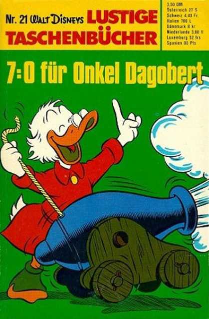 Lustiges Taschenbuch 21 - Walt Disneys - Scrooge - Cannon - Smoke - 70 Fur Onkel Dagobert