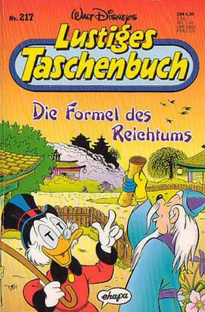 Lustiges Taschenbuch 219 - Walt Disney - Duck - Old Man - Birds - Trees