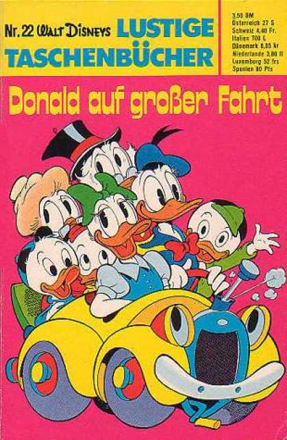 Lustiges Taschenbuch 22 - Walt Disney - Donald Duck - Daisy Duck - Donald Auf Grober Fahrt - Huey Dewey And Louie