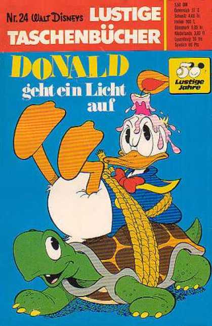 Lustiges Taschenbuch 24 - Nr 24 - Turtle - Melting Candle - Walt Disney - Tied-down