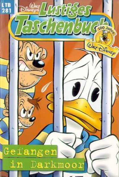 Lustiges Taschenbuch 283 - Duck - Jail Bars - Blue And Yellow Stripes - Drop - Darkmoor