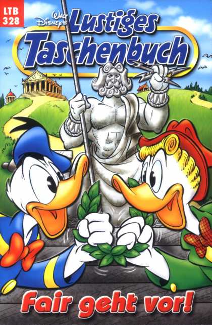 Lustiges Taschenbuch 350 - Walt Disneys - Statue - Donald Duck - Grass - Fair Geht Vor