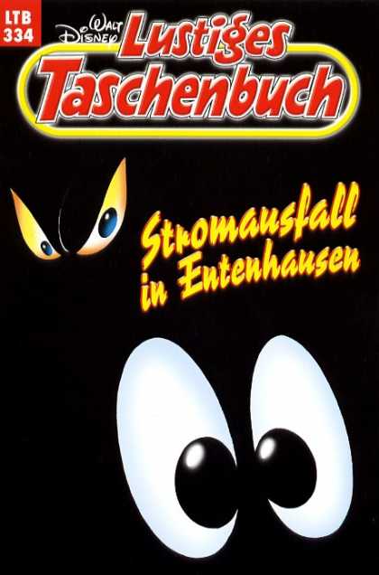Lustiges Taschenbuch 356 - Walt Disney - Eyes - Black Background - Stromausfall - Entenhausen
