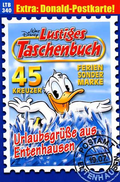 Lustiges Taschenbuch 362 - German - Walt Disney - Donald Duck - Ferien Sonder Marke - Postamt