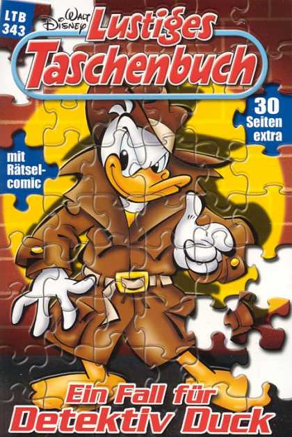 Lustiges Taschenbuch 365 - Ltb 343 - Ratsel-comic - 30 Seiten Extra - Detektiv Duck - Fedora