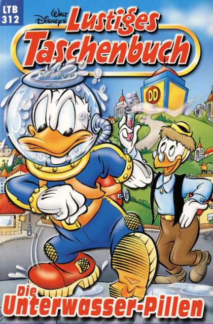 Lustiges Taschenbuch 384 - Donald Duck - Test Tube - Gizmo - Underwater - Hill