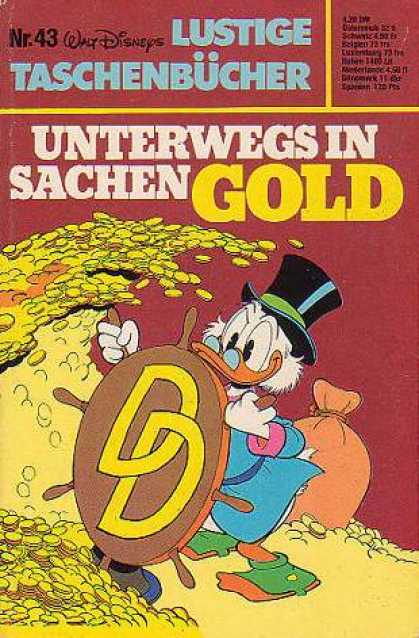 Lustiges Taschenbuch 43 - Duck - Coin - Hat - Eyeglass - Gold