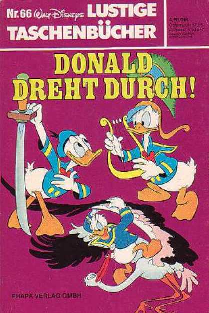 Lustiges Taschenbuch 66 - Walt Disney - Donald Dreht Durch - Sword - Ehapa - Harp