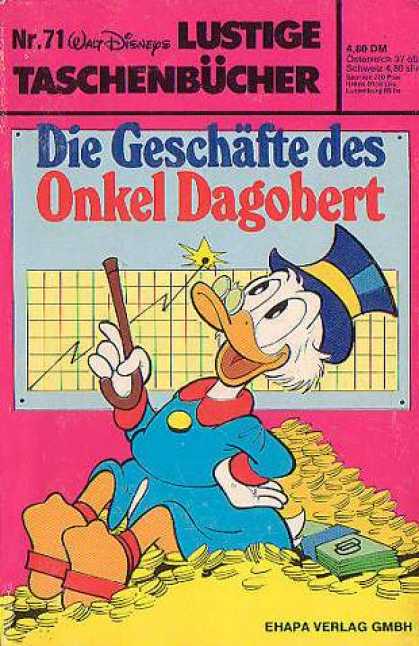 Lustiges Taschenbuch 71 - Die Geschafte Des Onkle Dagobert - Uncle Scrooge - Scrooge Mcduck - Walt Disney - Money