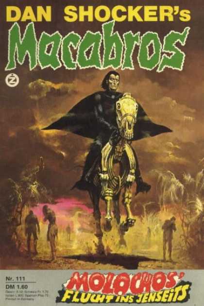 Dan Shocker - Molachos Fluchtins Jenseits - Skeletal Horse - Horseman - Vampire Macabros - Molochos Flucht ins Jenseits - Dan Shocker - Molachos Fluchtins Jenseits - Skeletal Horse - Horseman - Vampire