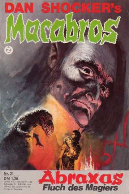 Macabros - Abraxas Fluch des Magiers - Dan Shocker - Lizard - Monster - Abraxas - Fire