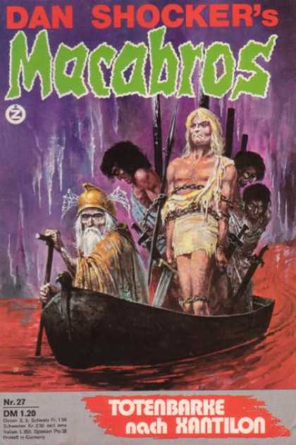 Macabros - Totenbarke nach Xantilon - Dan Shocker - Boat - Prisoner - Nr 27 - Sword