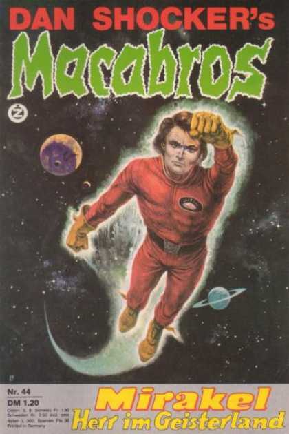 Macabros - Mirakel, Herr im Geisterland - Dan Shockers - Outer Space - Man - Red Costume - Planets