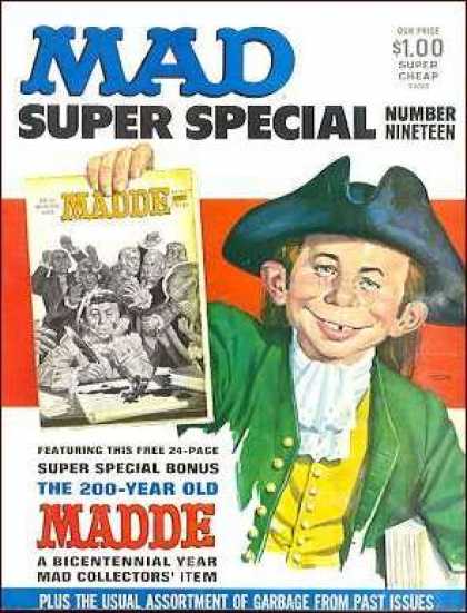 Mad Special 19 - Number Nineteen - Cap - Madde - Super Special Bonus - 100