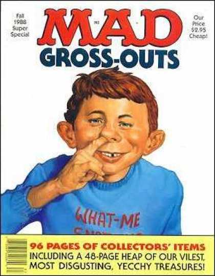 Mad Special 64 - Gross-outs - What-me - Yecchy Treasures - Finger In Nose - Collectors Items