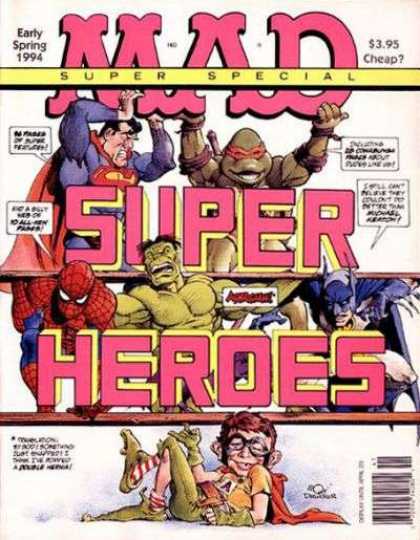 Mad Special 96 - Super Heros - Super Man - Spider Man - Hulk - Bat Man