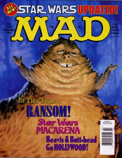Mad Star Wars Covers - Mad #354 (Feb. 1997)
