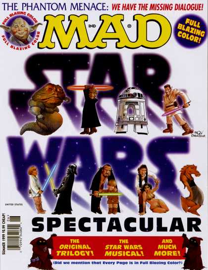 Mad Star Wars Covers - Mad Star Wars Spectacular - The Original Trilogy - Full Amazing Color - Star Wars - The Star Wars Musical - The Phantom Menace