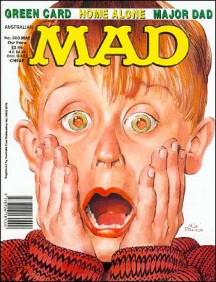 Mad 303 - Home Alone - Green Card - Major Dad - Macaulay Culkin - Australian
