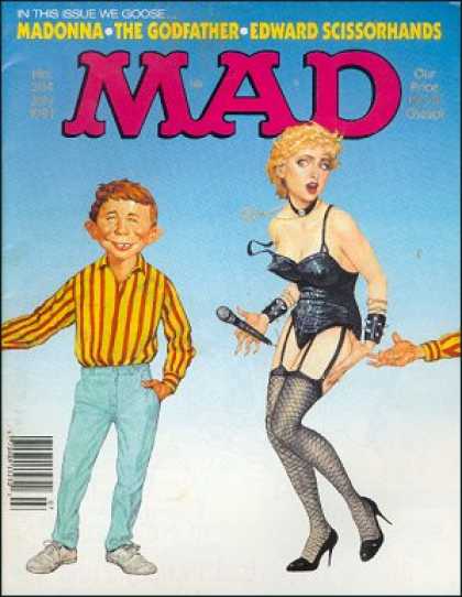 Mad 304 - Madonna - The Godfather - Edward Scissorhands - In This Issue We Goose - Woman