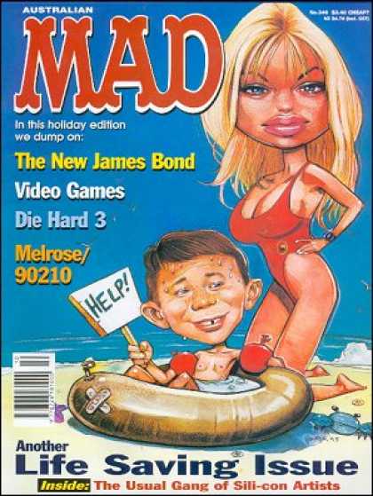 Mad 340 - Help - Australian - The New James Bond - Woman - Video Games